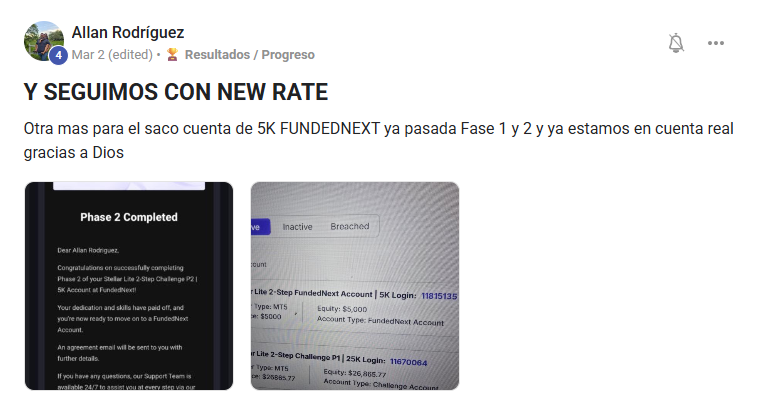 Resultado publicado por Allan Rodríguez en la comunidad PoPey Academy